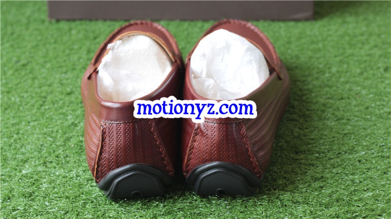 Men Brand Leather Shoes Brown